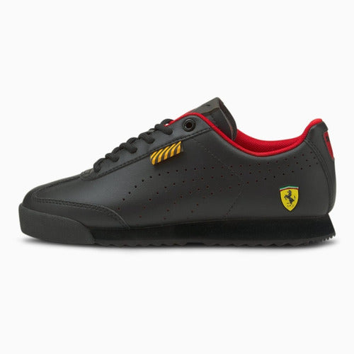 Tenis Puma Ferrari Roma Via Perf Junior Negro 30686001