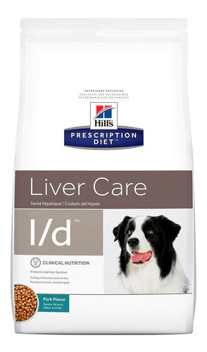 Alimento Hill's Prescription Diet Liver Care L/d Para Perro Adulto Todos Los Tamaños Sabor Cerdo En Bolsa De 7.9kg