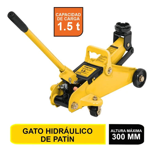 Gato Hidráulico De Patín, 1.5 Ton  Pretul   22070