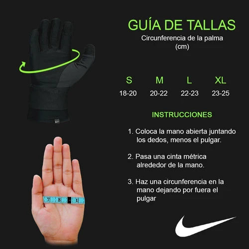 Guantes Para Correr Nike Convertible - Dri Fit - Hombre