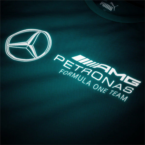 Playera Puma Mapf1 Logo Reflejante Mercedes Benz Amg Petrona
