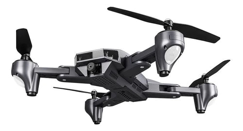 Drone Visuo Xs816 Con Caja Original Con Dual Cámara 4k   Gris 3 Baterías