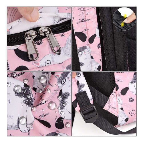 Uto Sweet Girls Mochila Escolar Kits Con Unicornio De AniMac