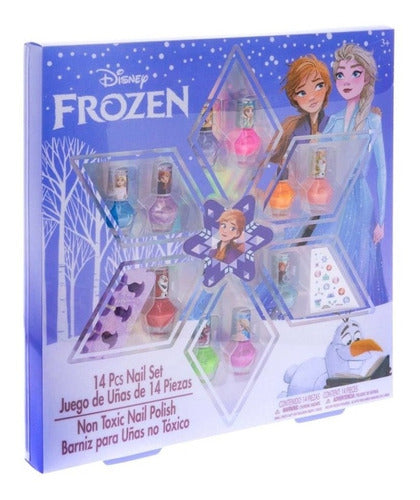 Set Cosmeticos Barniz Uñas Manicure Infantil Niña Frozen