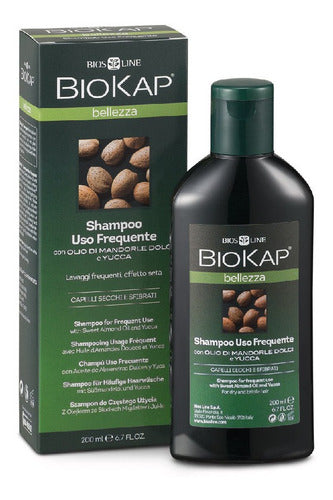 Biokap - Shampoo Con Aceite De Almendras Para Cabello Seco