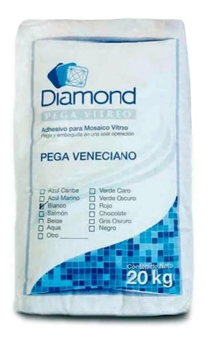 Pegamento Veneciano Azul Caribe Para Alberca Marca Diamond