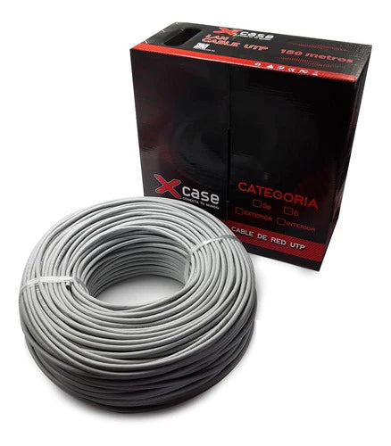 150 M Cable Red Utp Cat 6 Xcase