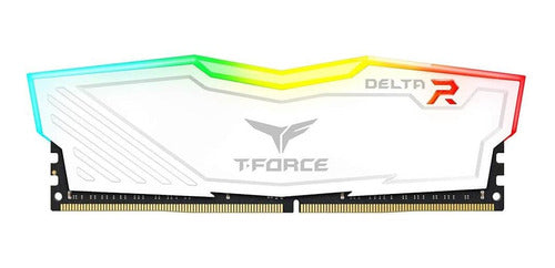 Memoria Ram Tforce Delta Gamer Blanco 8gb Tf4d48g3200hc16c01