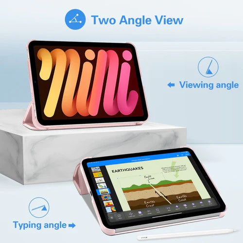Funda Para iPad Mini 6ta 2021 8.3 Con Diseño Cepillado