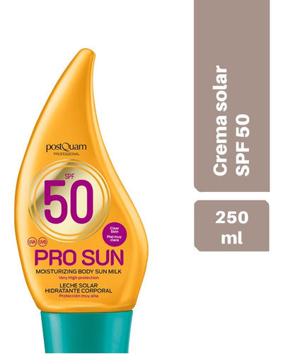 Crema Protector Solar Corporal Facial Spf 50 Postquam 150 Ml
