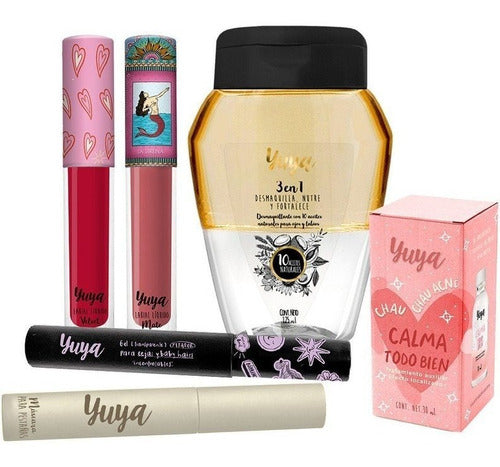 Caja De Maquillaje Para Regalo Con 6 Productos De Yuya