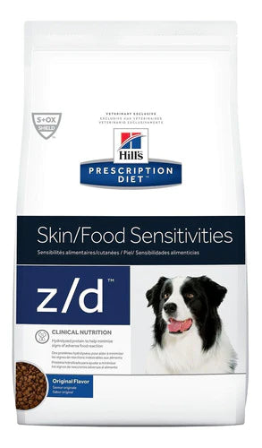 Alimento Hill's Prescription Diet Skin/food Sensitivities Z/d Para Perro De Raza  Pequeña, Mediana Y Grande Sabor Mix En Bolsa De 8lb