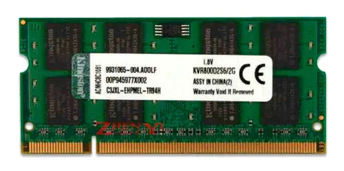 Kit 2x2gb (4gb) Memoria Ram Valueram Kingston Kvr800d2s6/2g