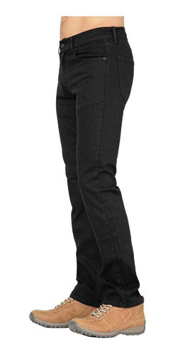 Jeans Oggi Jeans Hombre Negro Mezclilla Comfort Vaxter