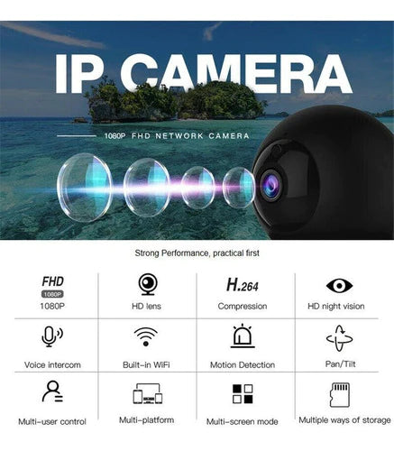 Camara Ip C43s 1080p Fullhd 2mp Wifi Ptz Ir Onvif Vstarcam