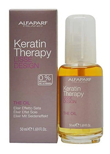 Aceite Keratin Terapy Lisse Design The Oil Alfaparf 50 Ml