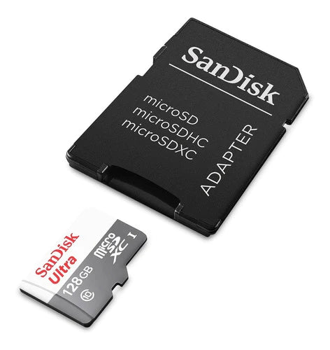 Memoria Micro Sd Xc 128gb Sandisk Ultra 100mb/s C10 Uhs-i