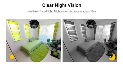 Mini Camara Inalambrica Wifi Vision Nocturna Monitor Bebe