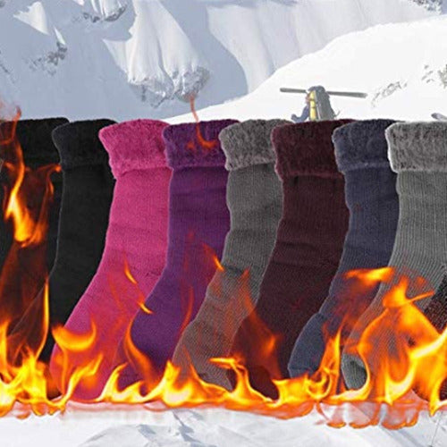 Calcetines Termicos Para Baja Temperaturas Largos 12 Pares