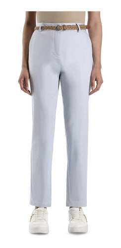 Pantalón Skinny Con Cinturón De Mujer C&a (3027311)