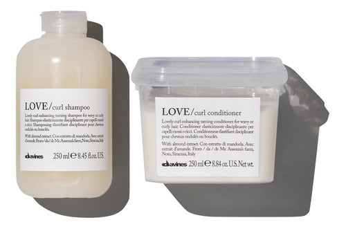 Davines Duo Love Curl Shampoo + Conditioner 250ml C/u