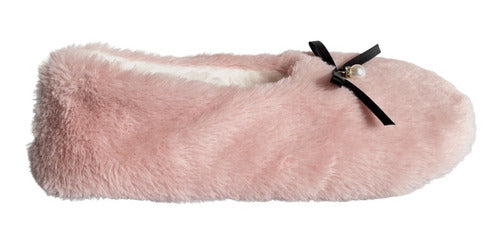 Pantuflas Confort Antiderrapante Térmica Twist Side Perlas