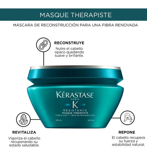 Kit Kérastase Therapiste Shampoo Bain 250 Ml + Masque 200 Ml