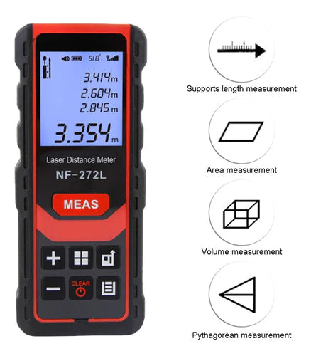 100m Rechargeable Laser Distance Meter Handheld Palm
