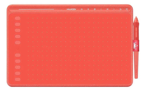 Tableta Digitalizadora Huion Hs611  Coral Red