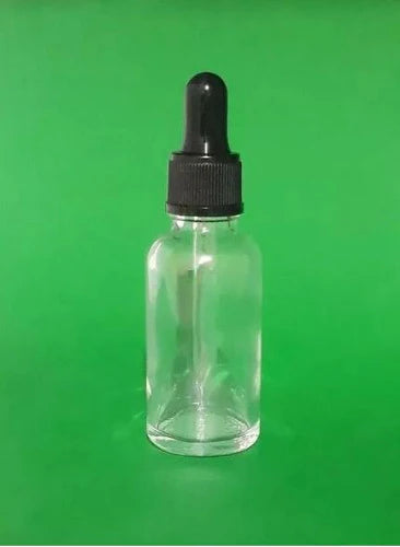 50 Botella Gotero Pipeta Vidrio 30 Ml Transparente