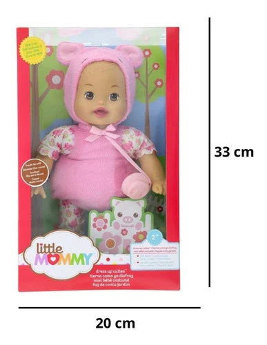 Muñeca Little Mommy Disfraz Puerquito Tierna Como Yo Mattel