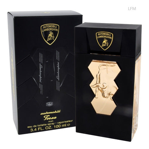 Set Perfume Loción Lamborghini Automobili Forza Edt 100 Ml