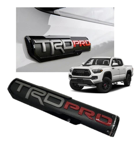 2 Emblemas Trd Pro Nuevos Toyota Tacoma, Tundra Y 4 Runners