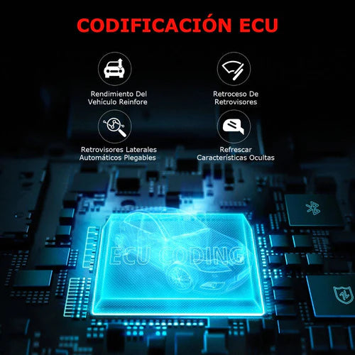 Escáner Ancel Ds600 Codificación Ecu Bidireccional Tpms Immo