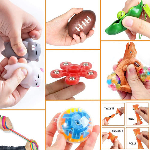 Pop It Antistress Fidget Sensory Toys Pack 36 Piezas