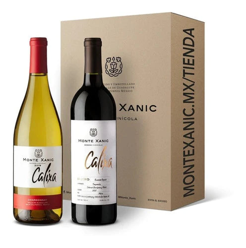 Kit Calixa Blend Vino Tinto + Calixa Chardonnay Vino Blanco