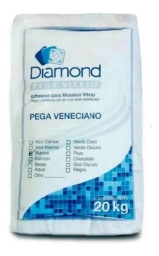 Pegamento Veneciano Blanco Para Alberca Marca Diamond
