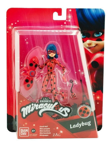 Muñeca Miraculous Ladibug Pack2 Articulada 12 Cm Bandai