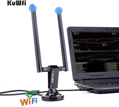 Adaptador Kuwfi Usb Wifi Ca 1200mbps