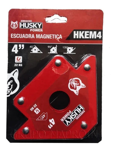 Escuadras Magnéticas Husky 6 Pack Industrial + Oferta!