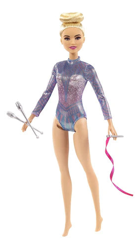 Barbie Careers Muñeca Gimnasta Rubia