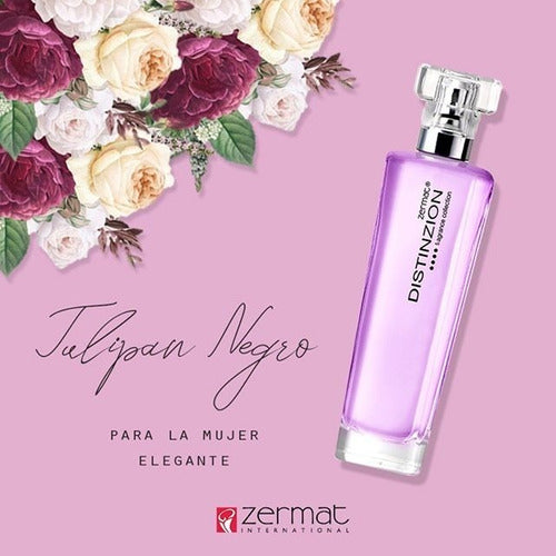 Perfume Para Dama Distinzion Tulipán Negro De Zermat