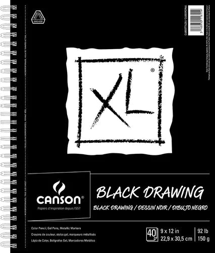 Cuaderno Dibujo Sketchbook Canson Xl Drawing 22,9x30 40h150g