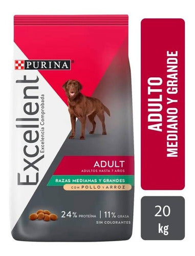 Croquetas Purina Excellent Perro Adulto 20kg -  Nuevo Original Sellado