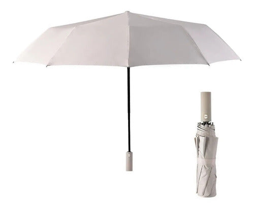 Paraguas Sombrilla Automático Con Botón Y 8 Varillas