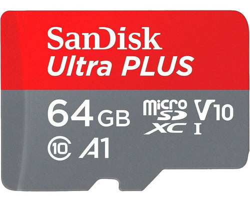 Sandisk Ultra Plus Microsdxc Uhs 1 64gb 100mb Card Con Adapt
