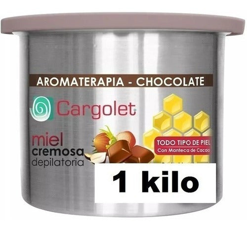Cera Dep Miel Cremosa Chocolate 1 Kg Cargolet ® Incl. Bandas