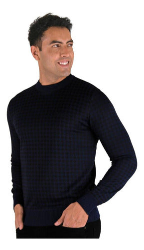 Sweater Hombre Furor Azul 57704017 Poliéster