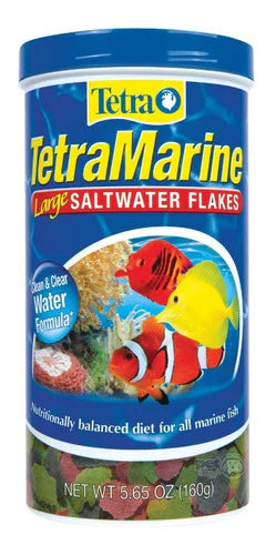 Alimento Premium Tetramarine Flakes P/ Peces Marinos (160gr)