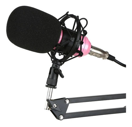 Bm-800 Condenser Microphone Usb Sound Card Stand Set